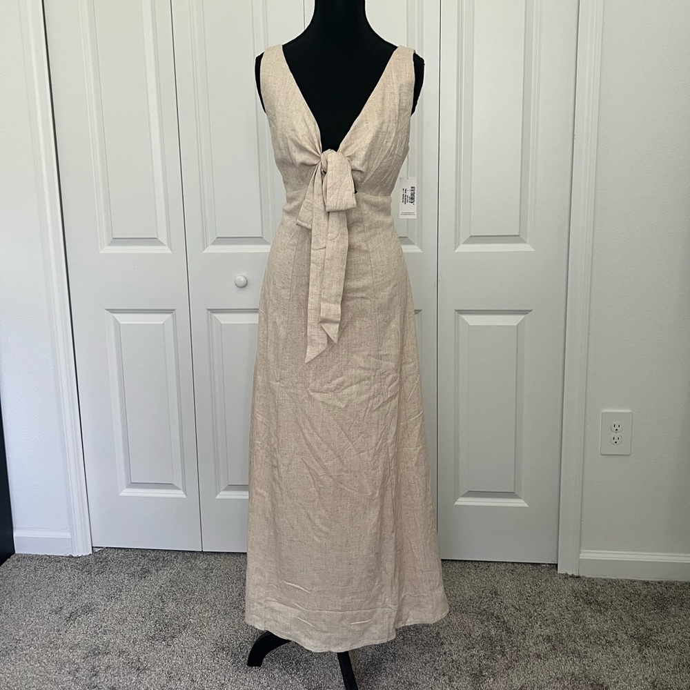 Petal & Pup Cream Midi Dress
